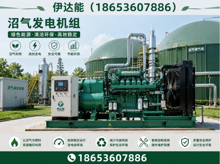 青州市气代油发电机组展示图